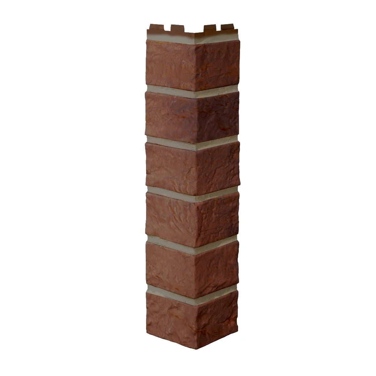 External Corner for Belgium Solid Brick Panel Rockwell Building Plastics