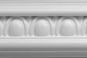 Egg & Dart Dado Rail 57mm x 2.9m | Rockwell Building Plastics