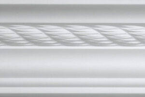 Rope Coving 70mm x 60mm x 2.9m Plaster Effect | Rockwell Building Plastics