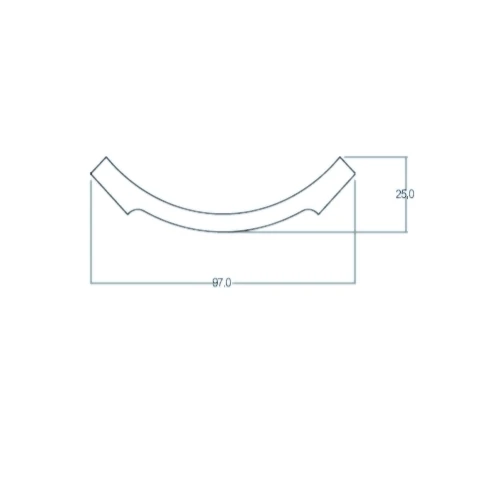 Cornice/Coving 523 Plain 70mm x 70mm x 2.92m White - Image 2
