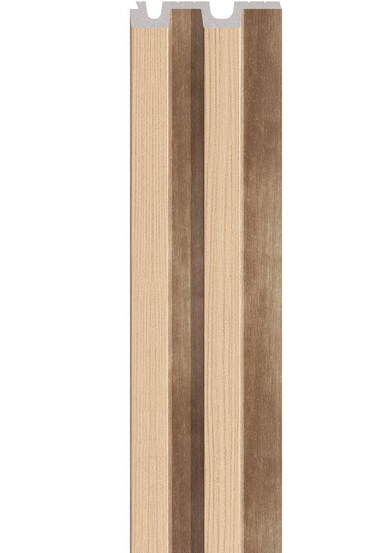Vox Linerio L-Line Panel Timber Slat Cladding Natural | www.rockwellbuildingplastics.co.uk