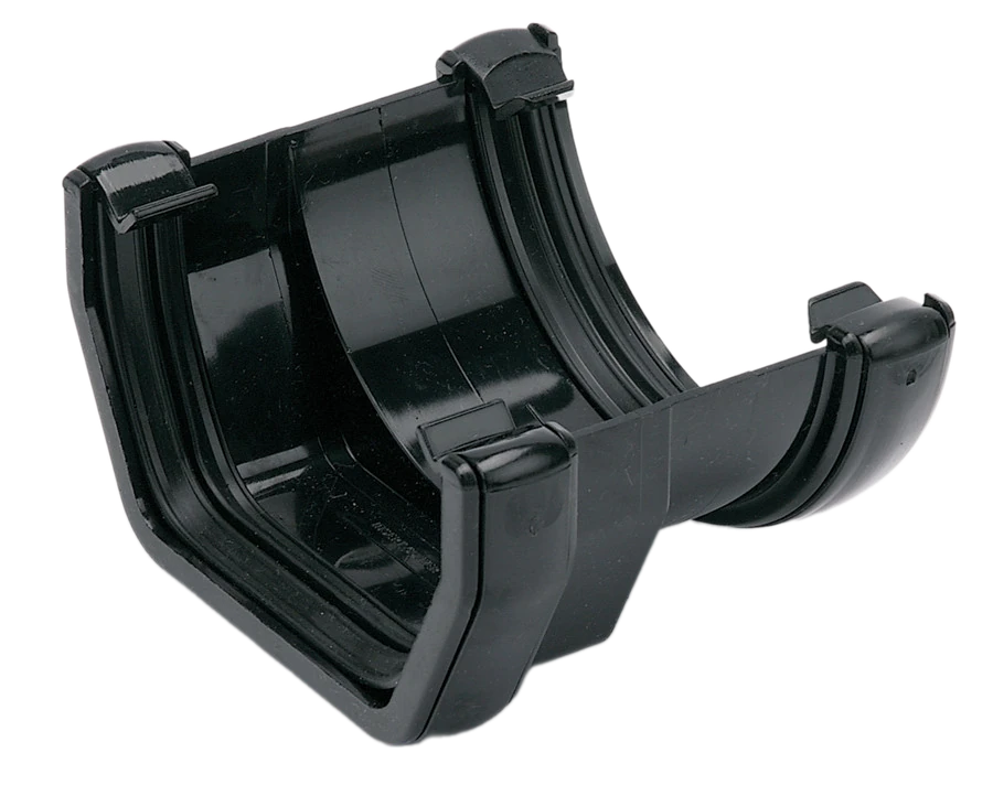 Floplast Square to Round Gutter Adaptor_Black