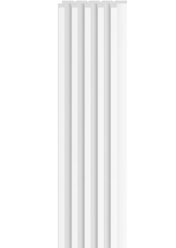 Vox Linerio S-Line White Slat Panel 2.65m | www.rockwellbuildingplastics.co.uk