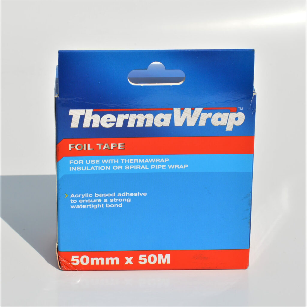 Foil Tape 50mm x 50m Rockwell Building Plastics