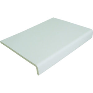 10mm Square Leg Fascia Board White