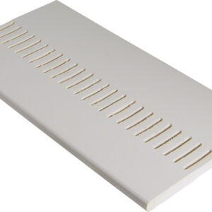 Vented soffit board 2.5m White