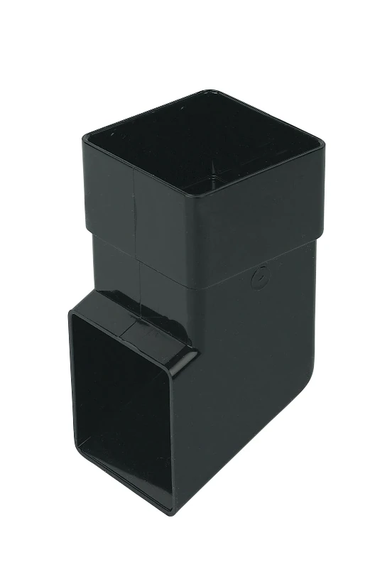 Floplast Square Pipe Shoe_Black