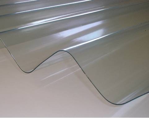 Big Six Profile Clear PVC Roof Sheet | www.rockwellbuildingplastics.co.uk