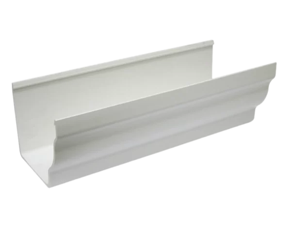 ogee gutter 4m white