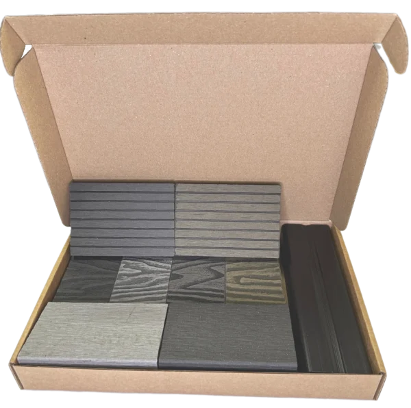 Sample Box Deep Wood Grain Decking WPC – Dark / Grey - Rockwell ...