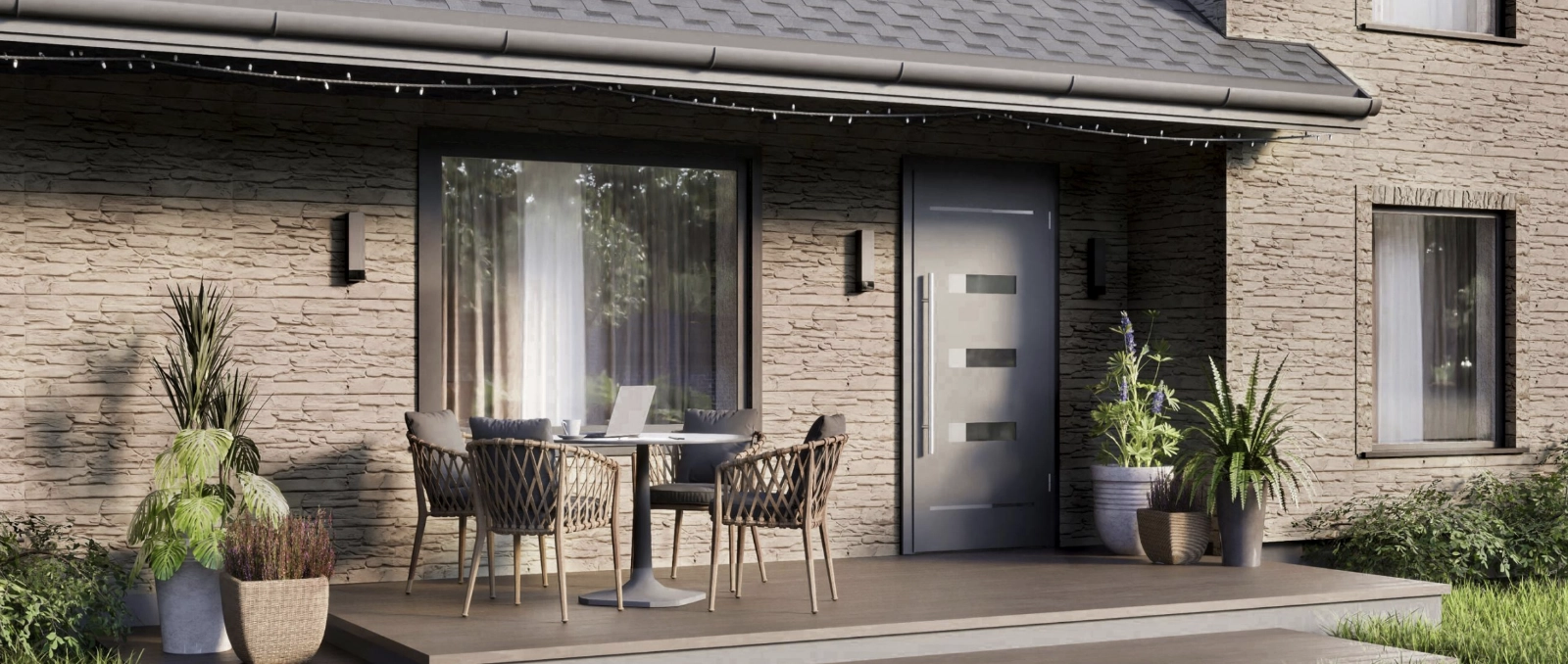 ModuraWall Panel Solid Stone LATTE BEIGE - Image 3